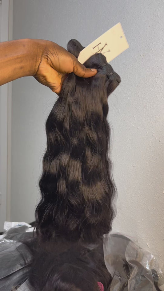 RAW BUNDLES MATURAL WAVY